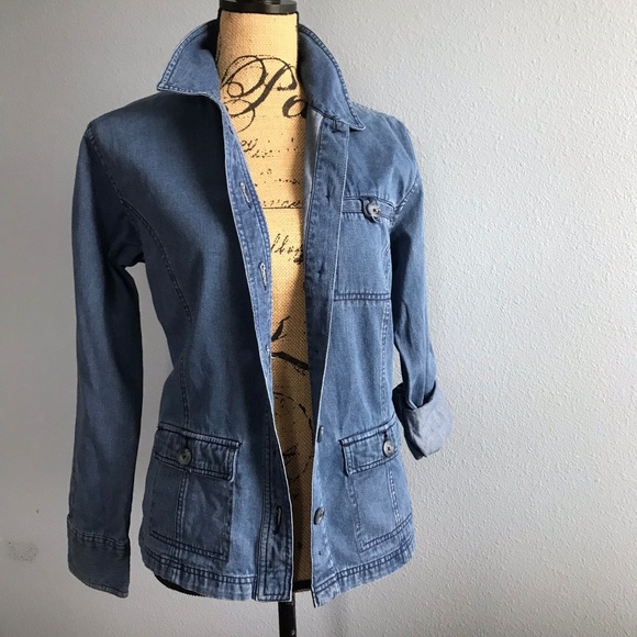 Columbia Jackets & Blazers - Columbia Blue Denim Jacket Size Medium